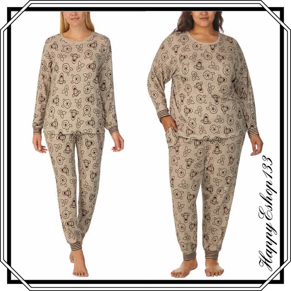 Disney Winnie the Pooh Lounge PJ Set 2-Piece NWT - Picture 15 of 15